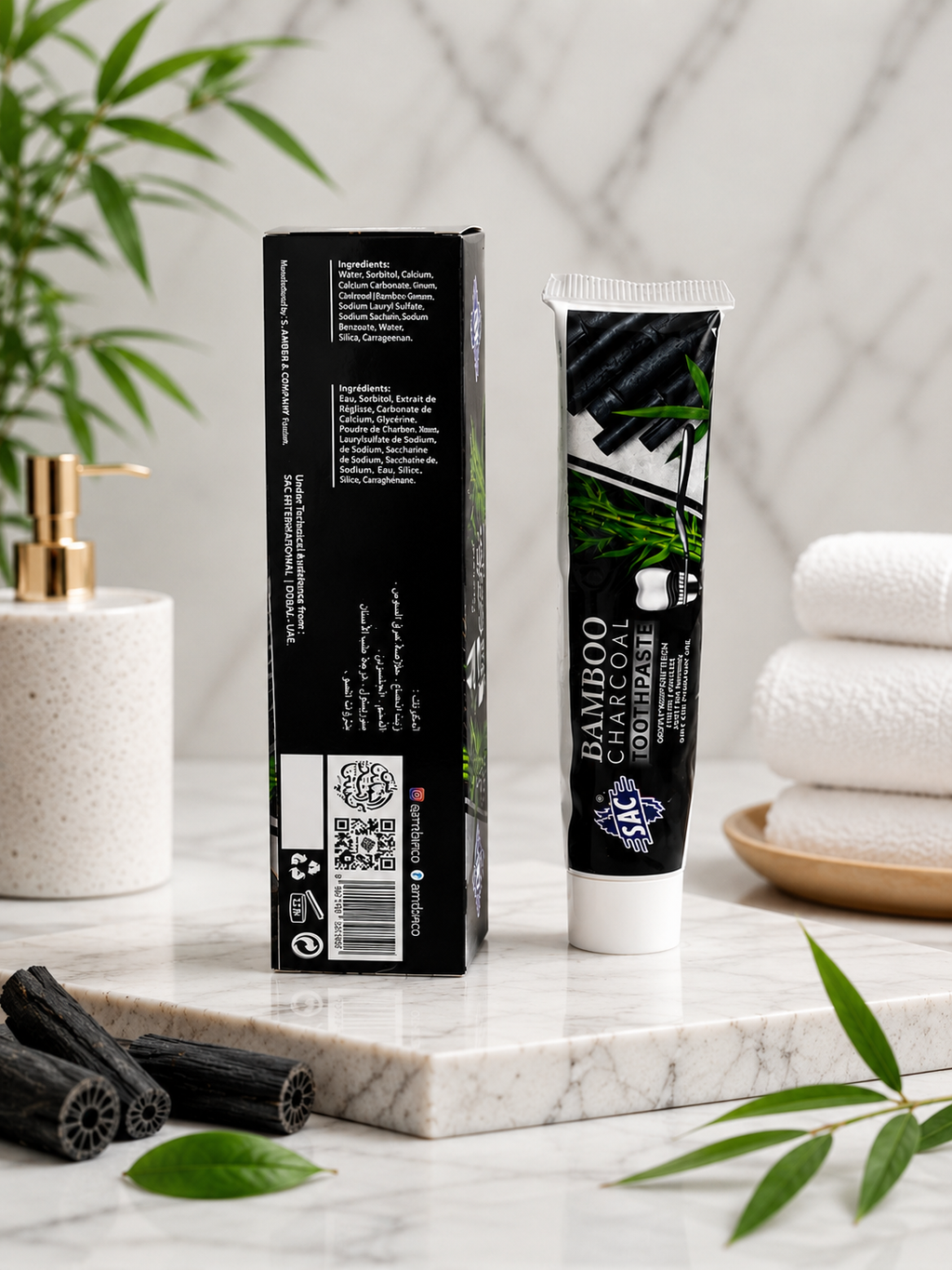 Charcoal toothpaste